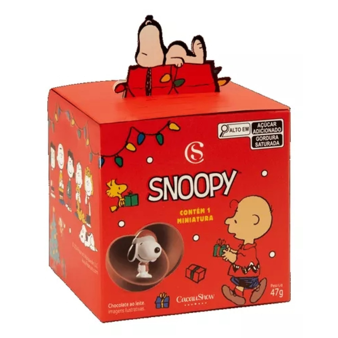 Detalhes do produto Choc Minicubo Snoopy 47Gr Cacau Foods Chocolate