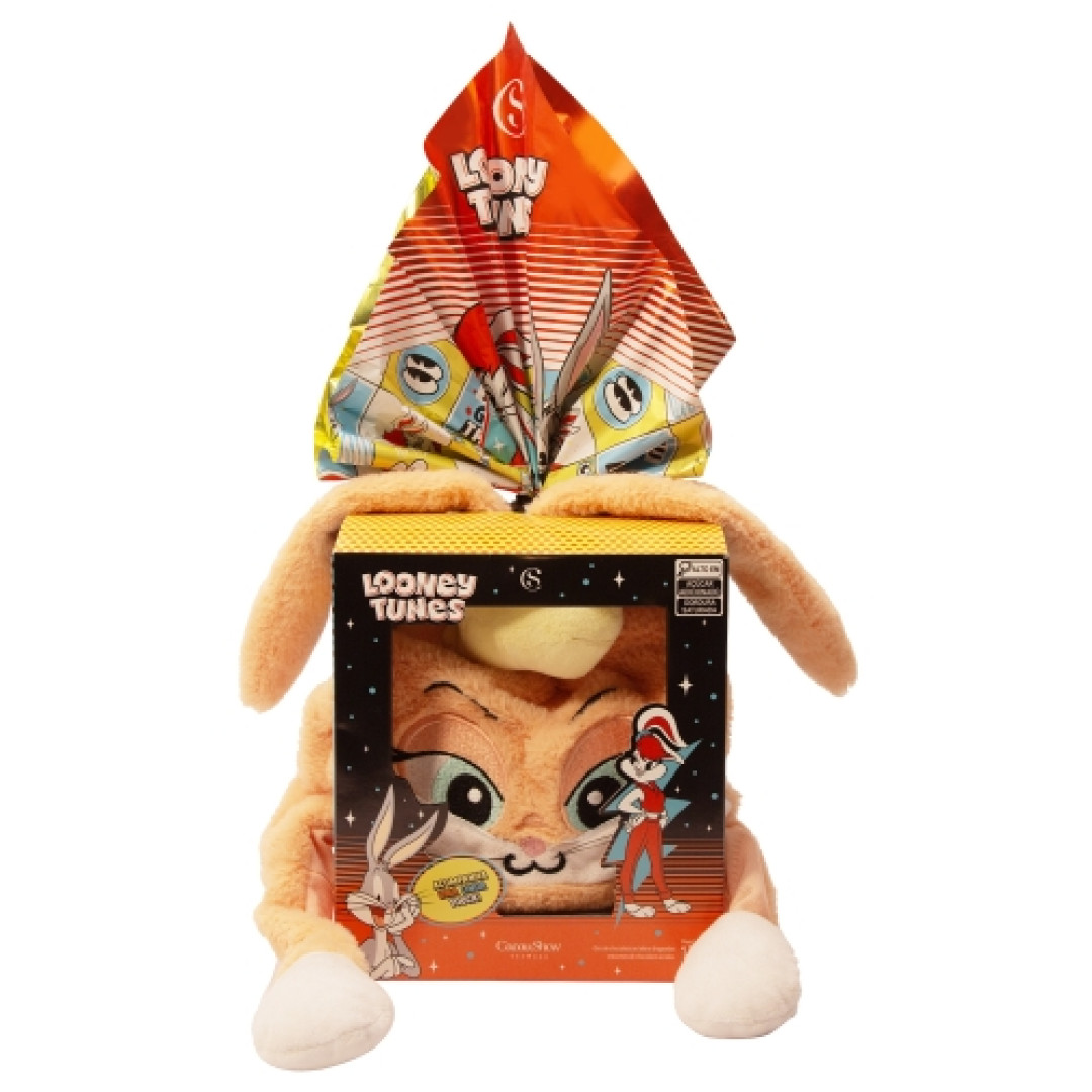 Detalhes do produto Ovo Looney Tunes Touca 170Gr Cacau Ao Leite