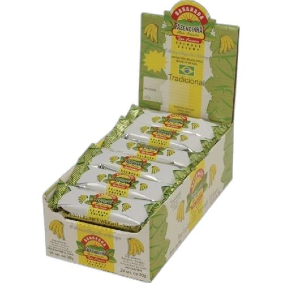 Detalhes do produto Doce Banana Dp 24X30Gr Fazendinha Tradicional