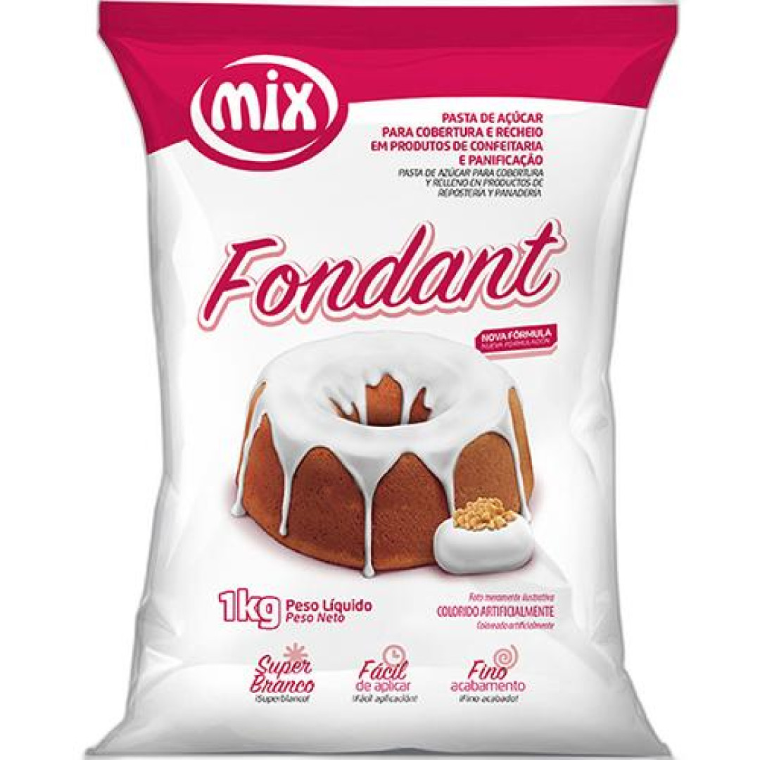 Detalhes do produto Pasta Fondant 1Kg Mix .
