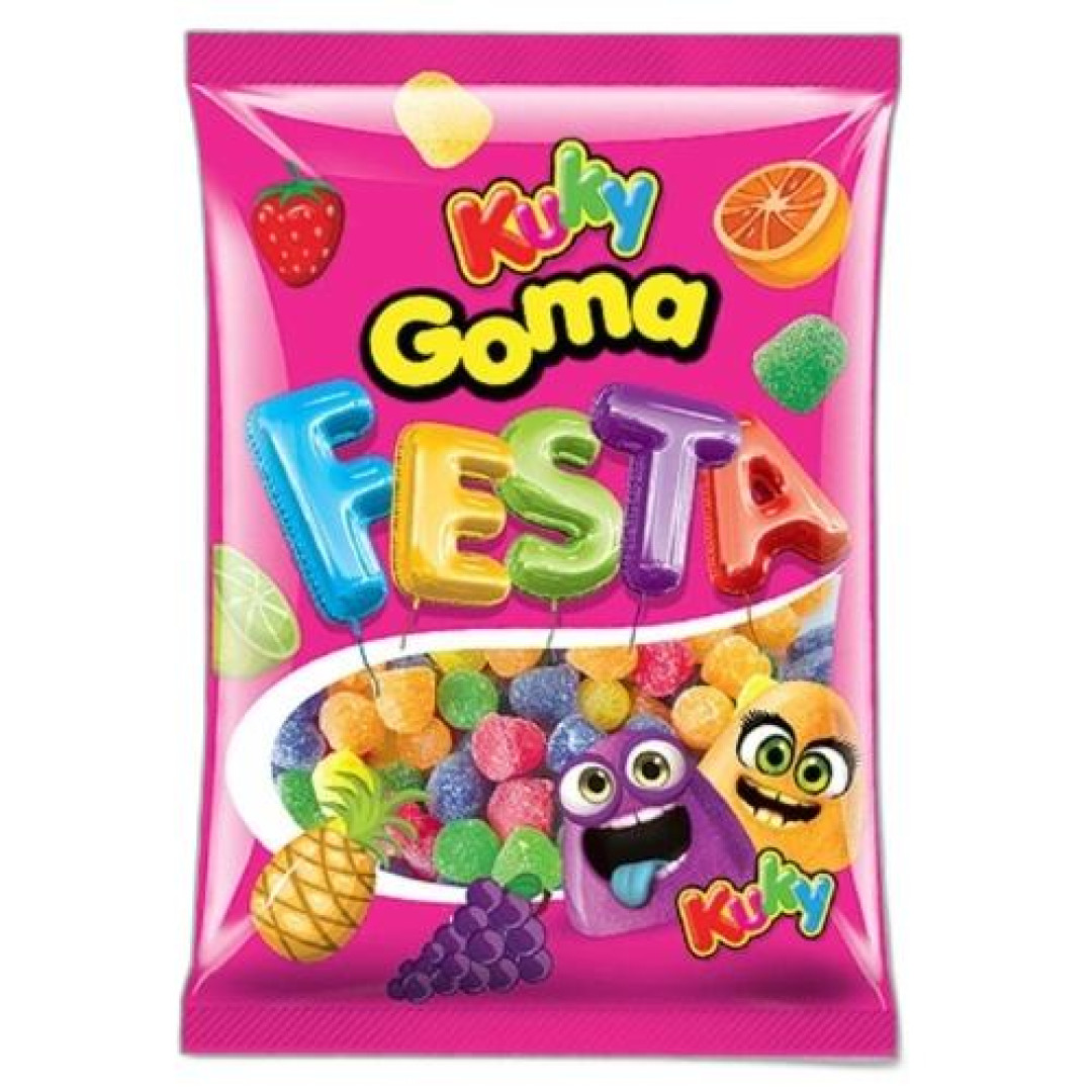 Detalhes do produto Goma Festa 500Gr Kuky Sortido