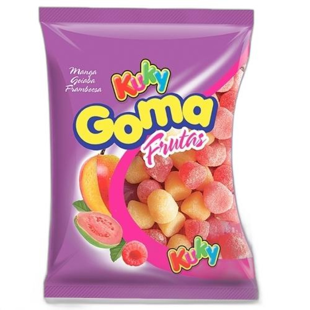 Detalhes do produto Goma 500Gr Kuky Frutas