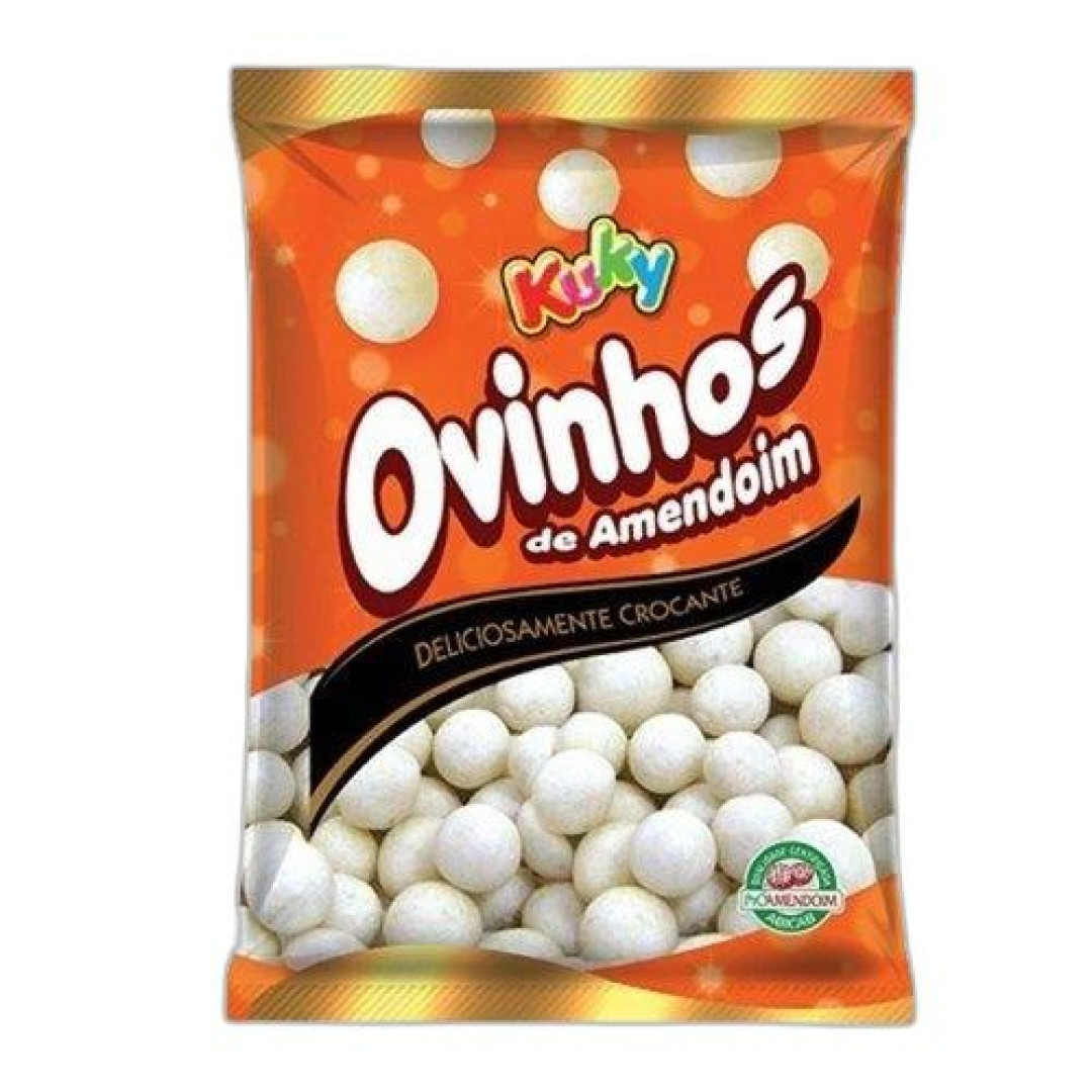 Detalhes do produto Amendoim Ovinhos Pc 100Gr Kuky Nuts Tradicional