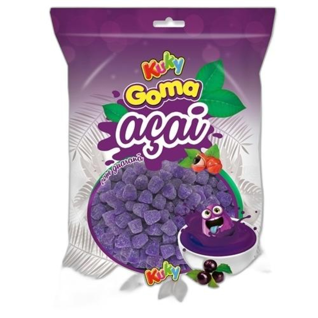 Detalhes do produto Goma Acai 60Gr Kuky Acai.guarana