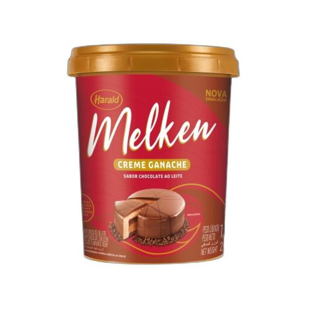 Detalhes do produto Ganache Melken 1Kg Harald Leite