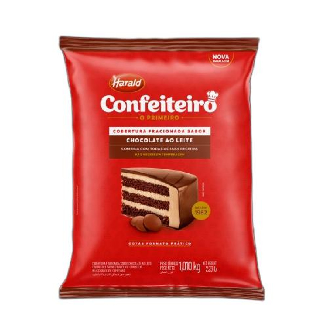Detalhes do produto Cobert Frac Gotas Confeit 1,01Kg Harald Leite