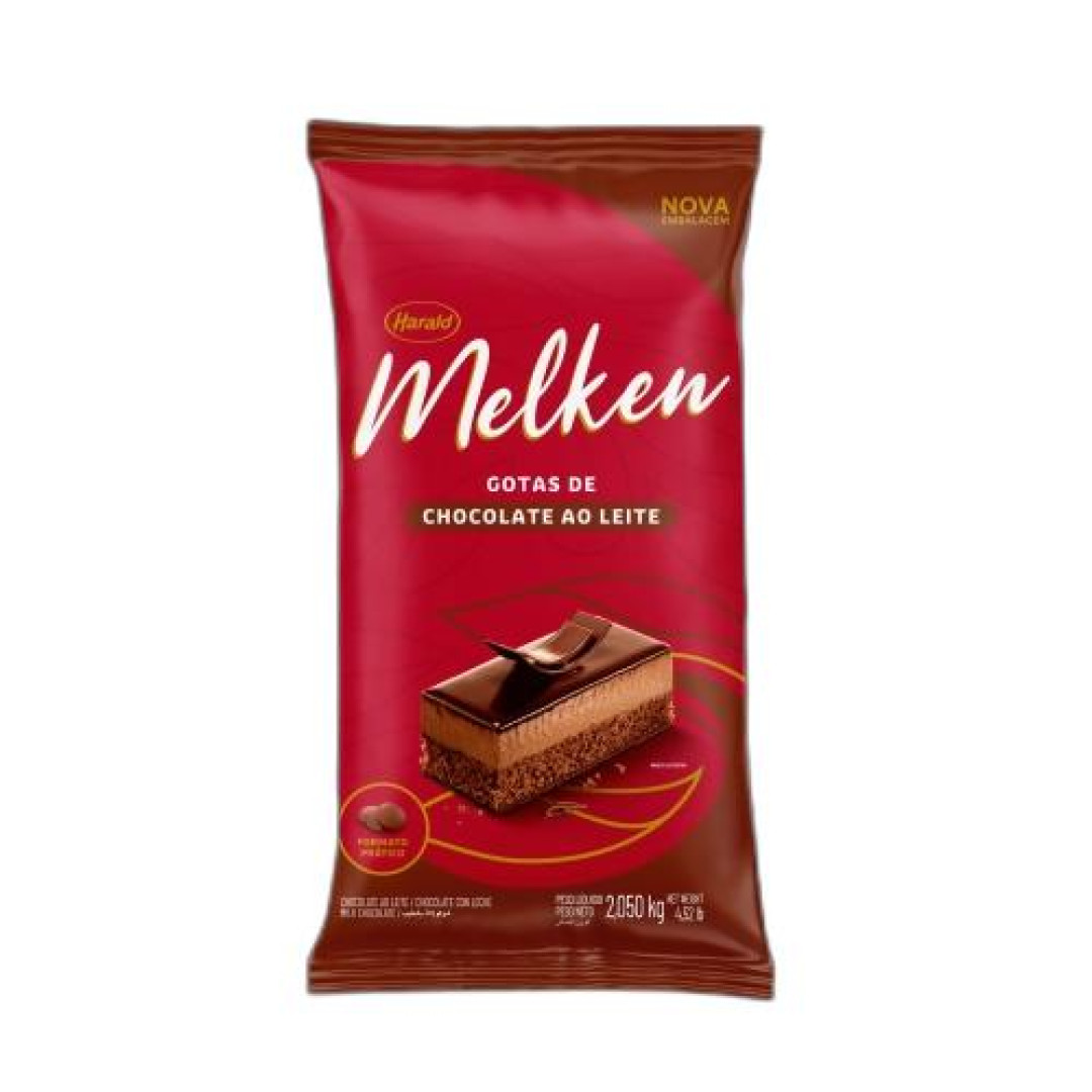 Detalhes do produto Cobert Gotas Melken 2,05Kg Harald Ao Leite