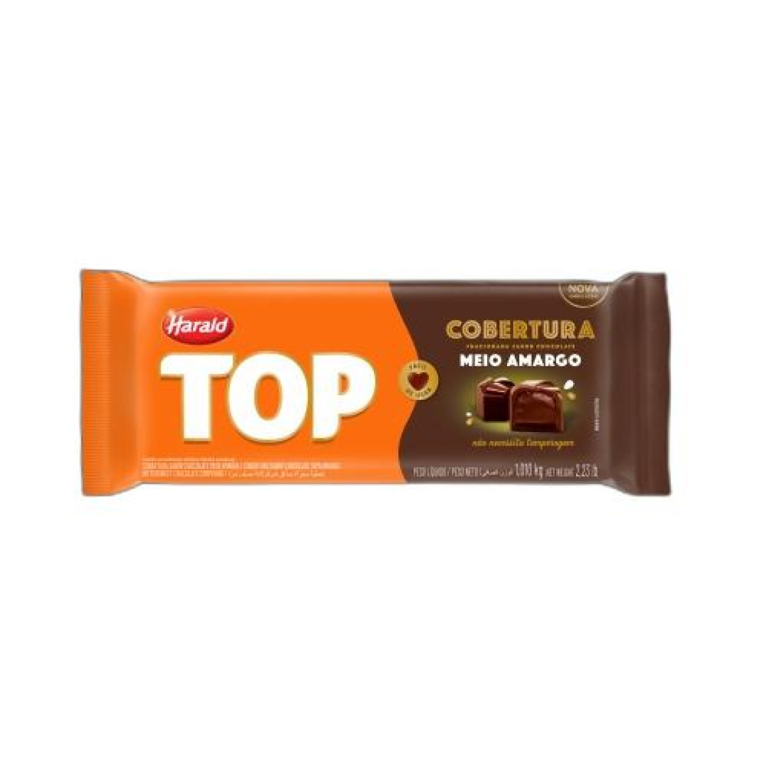 Detalhes do produto Cobert Frac Top 1,01Kg Harald Meio Amargo