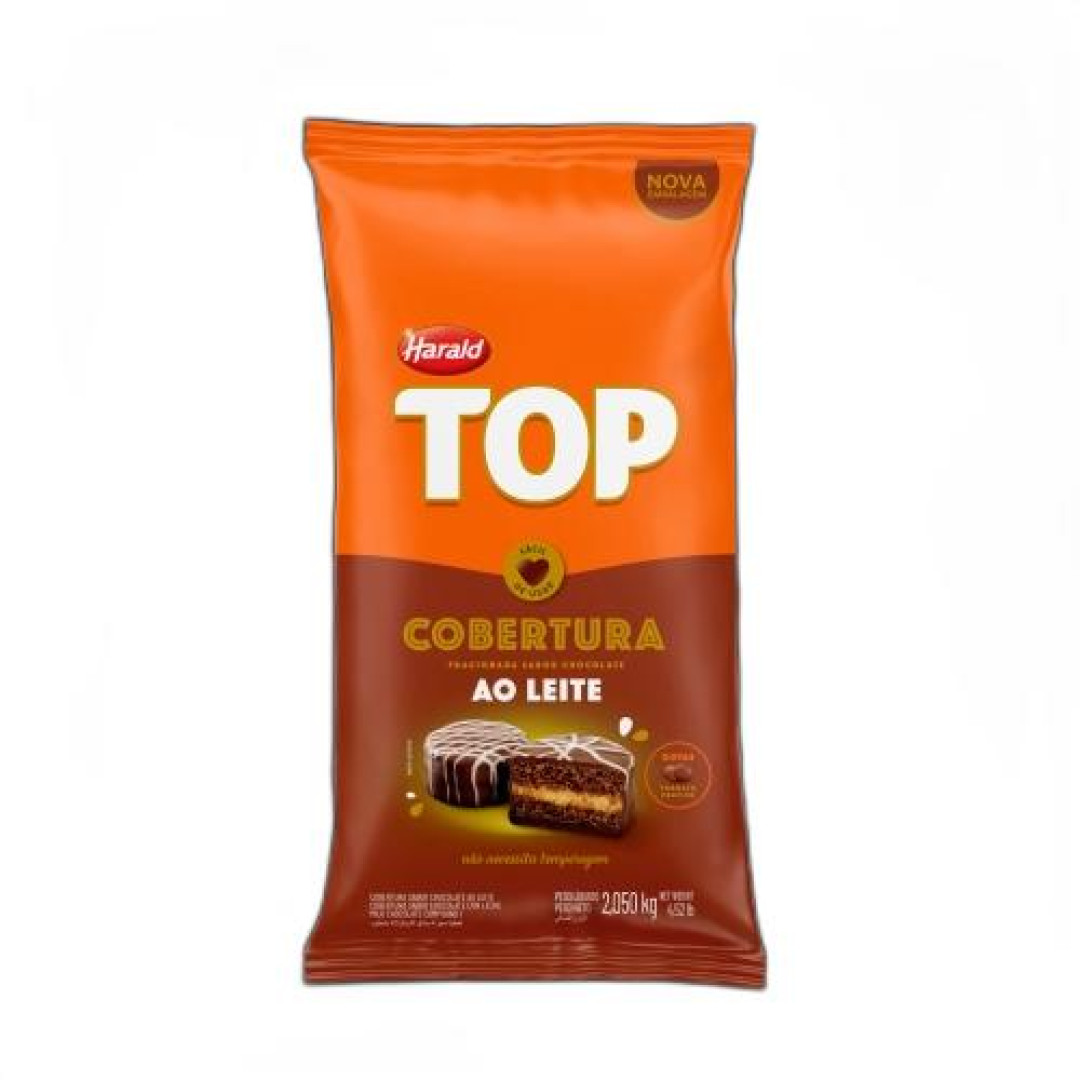 Detalhes do produto Cobert Frac Gotas Top 2,05Kg Harald Ao Leite