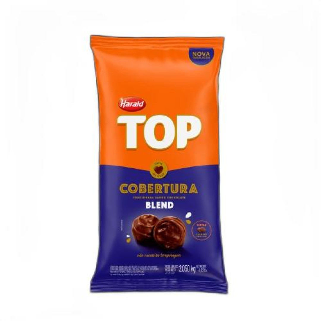 Detalhes do produto Cobert Frac Gotas Top Blend 2,05Kg Haral Leite.m Amargo