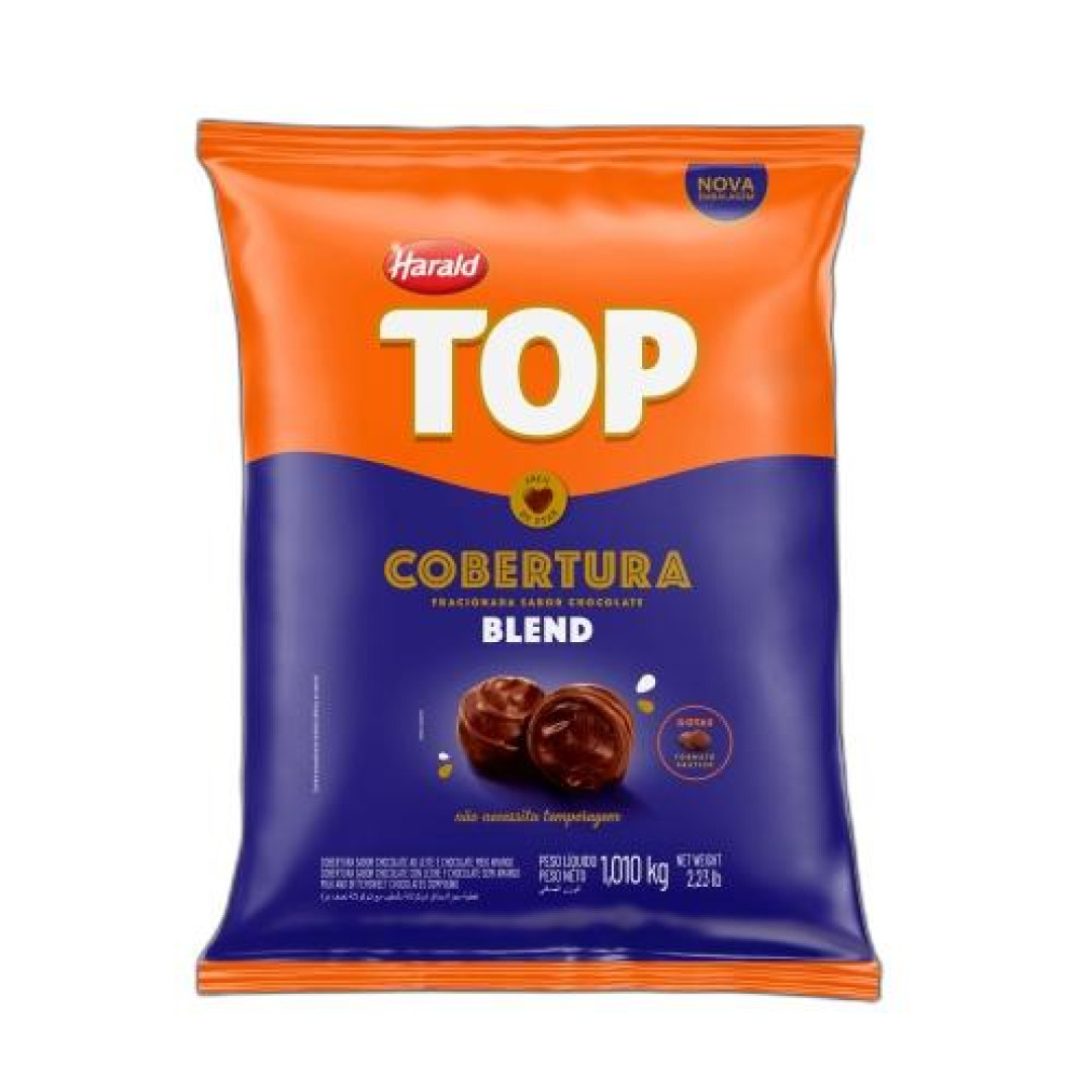 Detalhes do produto Cobert Frac Gotas Top Blend 1,01Kg Haral Leite.m Amargo
