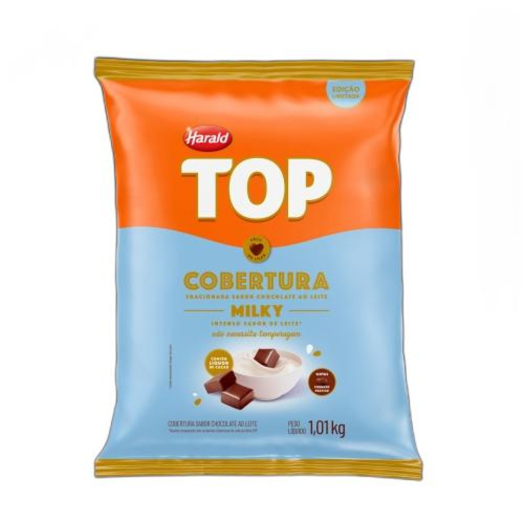 Detalhes do produto Cobert Frac Gotas Top Milky 1,01Kg Haral Choc.leite