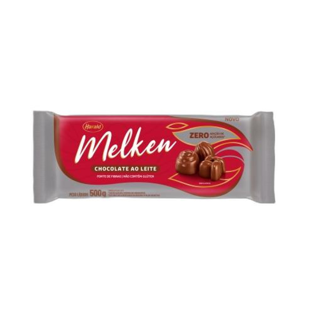 Detalhes do produto Choc Zero Melken 500Gr Harald Ao Leite