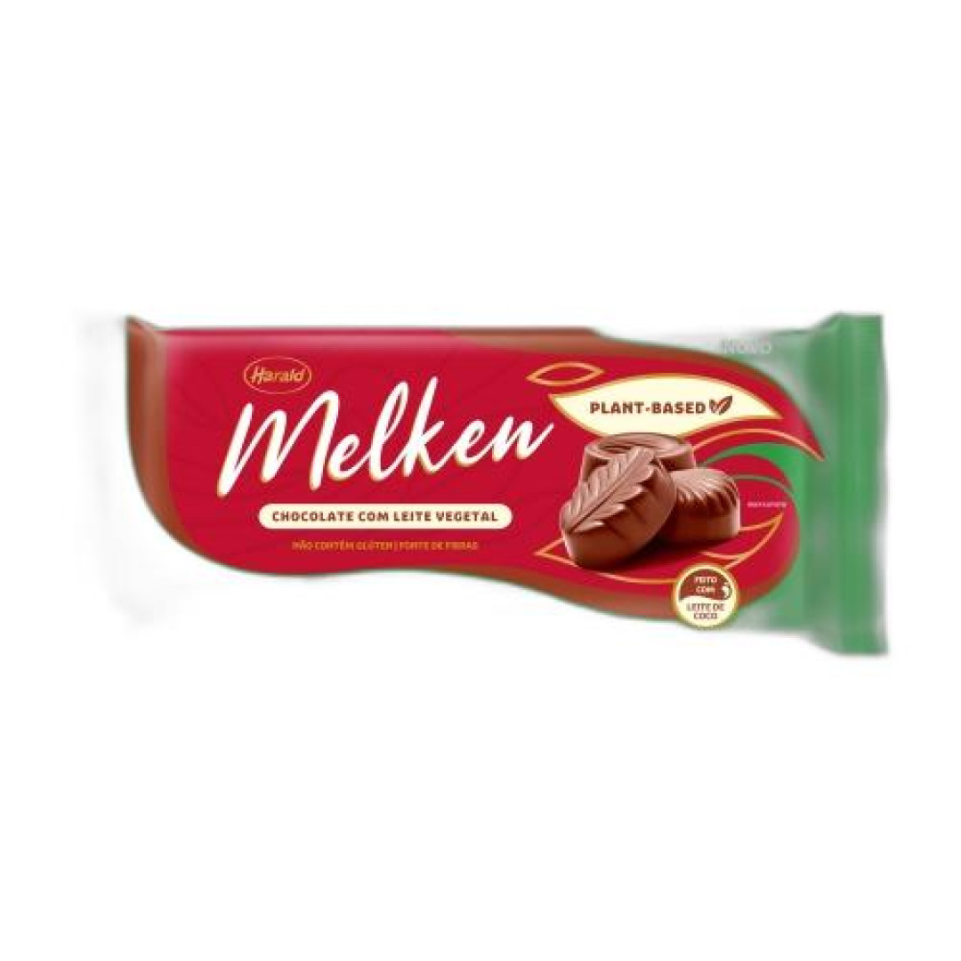 Detalhes do produto Choc Melken Plant Based 500Gr Harald Ao Leite