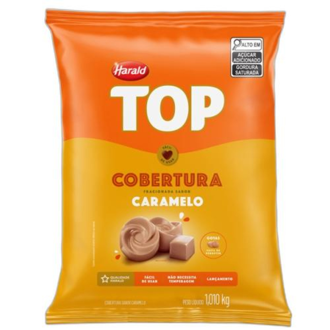 Detalhes do produto Cobert Frac Gotas Top 1,01Kg Harald Caramelo
