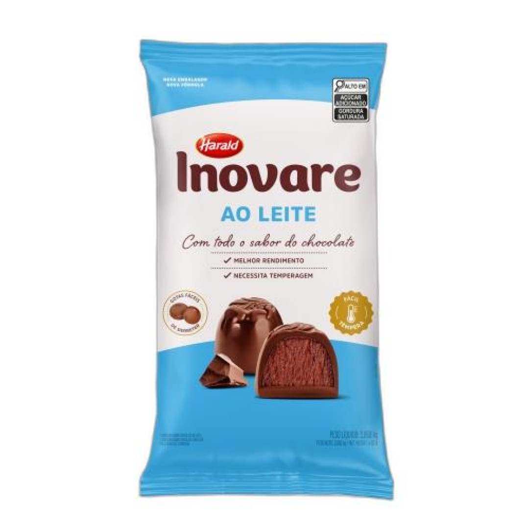 Detalhes do produto Cobert Choc Gotas Inovare 2,05Kg Harald Ao Leite