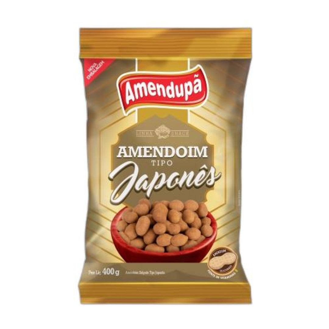 Detalhes do produto Amendoim Japones Pc 400Gr Amendupa Salgado