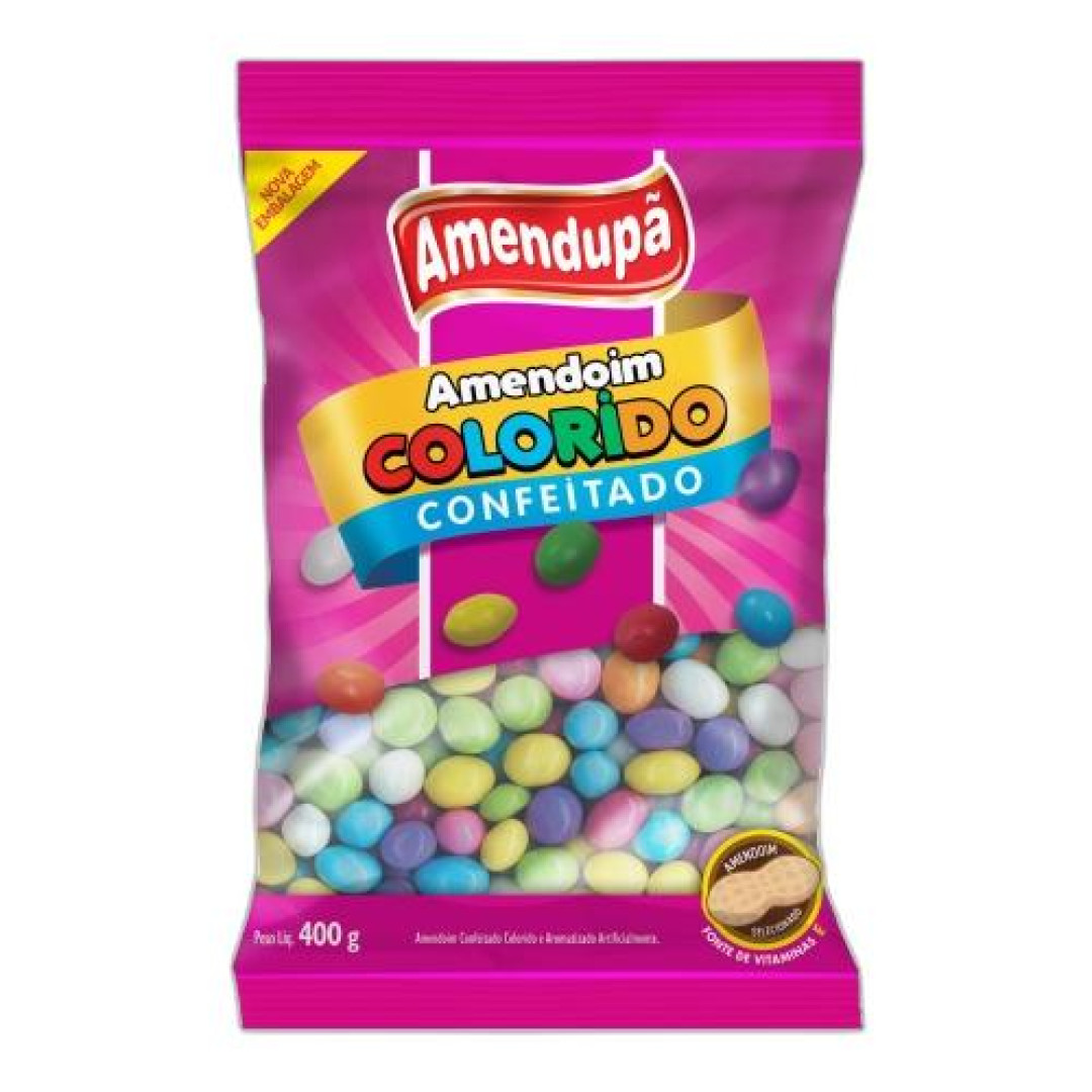 Detalhes do produto Amendoim Pc 400Gr Amendupa Colorido
