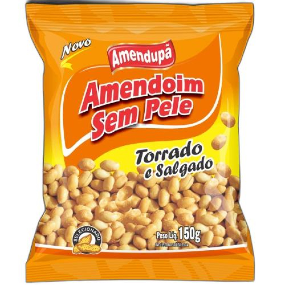 Detalhes do produto Amend Torrado Sem Pele 150G Amendupa Sem Pele