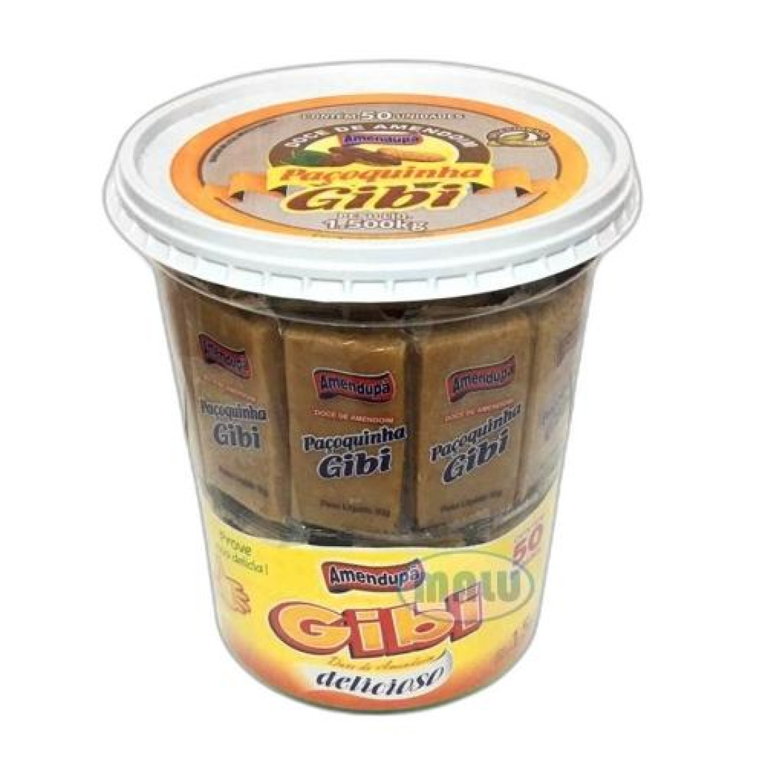 Detalhes do produto Gibi Embr Pt 50X30Gr Amendupa Amendoim