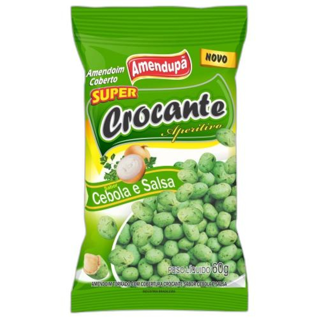 Detalhes do produto Amendoim Crocante 60Gr Amendupa Cebola.salsa