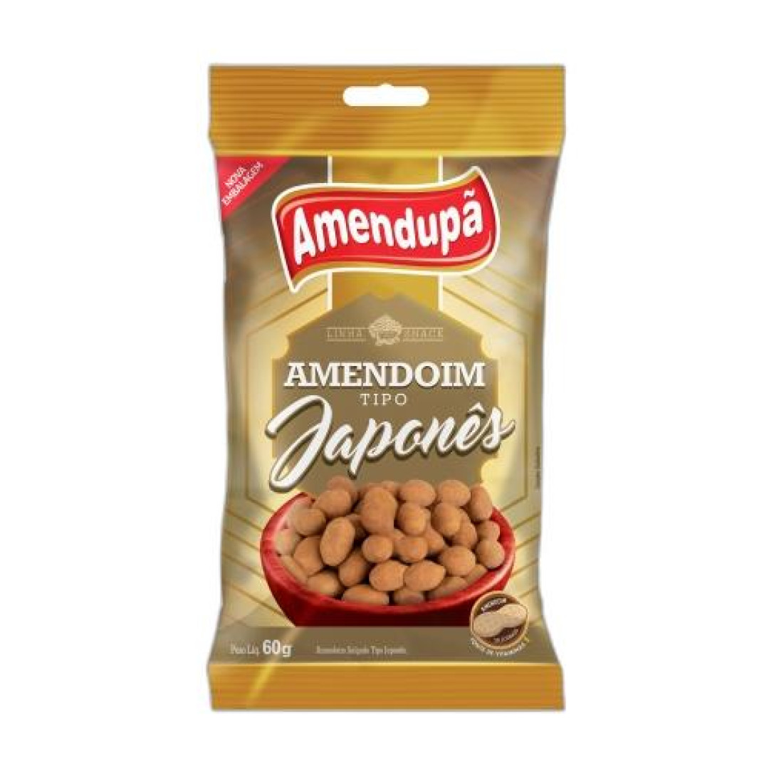 Detalhes do produto Amendoim Japones Dp 30X60Gr Amendupa Salgado
