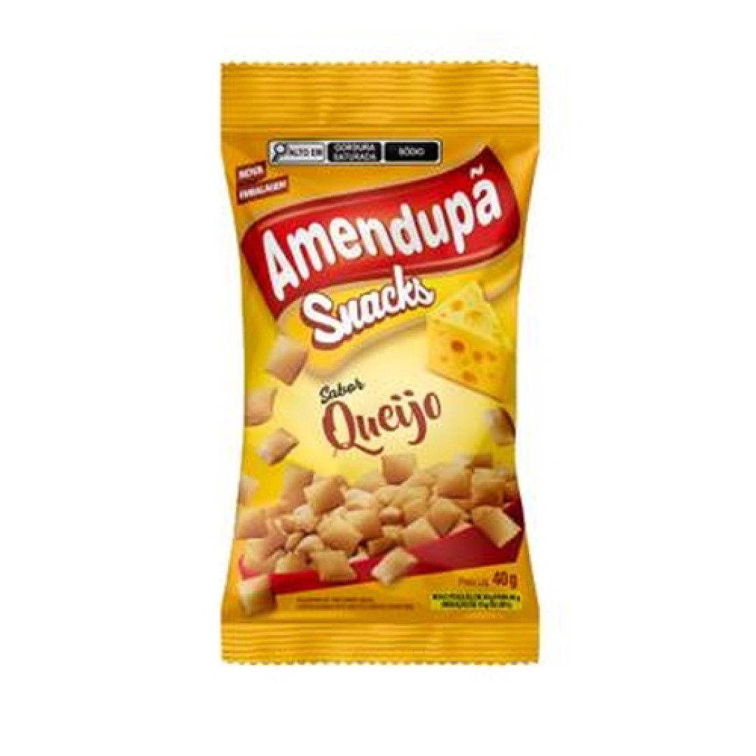 Detalhes do produto Salg Snacks 40G Amendupa. Queijo
