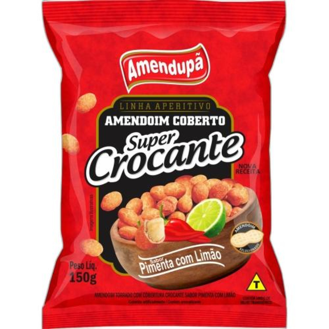 Detalhes do produto Amendoim Crocante 150Gr Amendupa Pime.limao