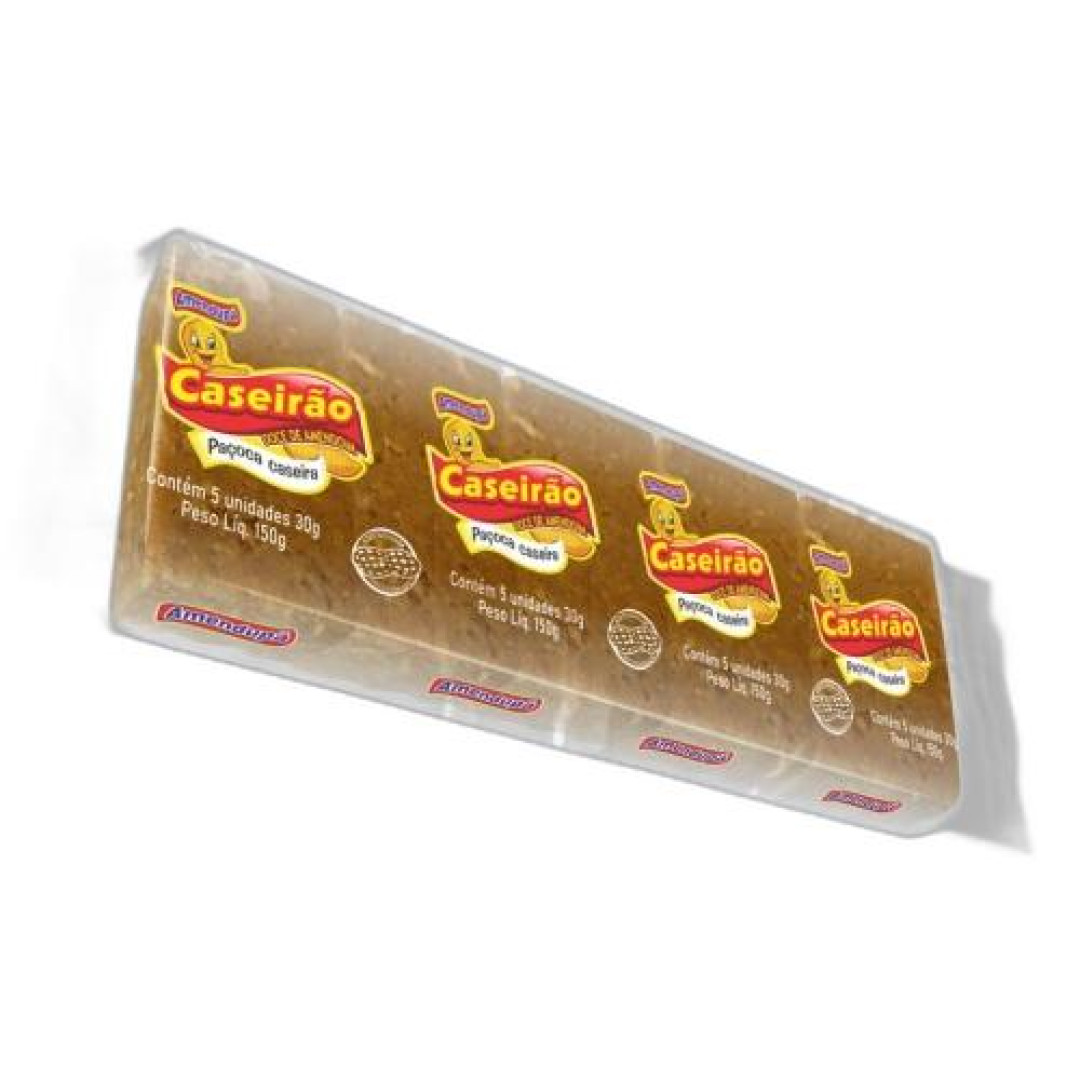 Detalhes do produto Pacoca Caseirao 150Gr Amendupa Caseirao