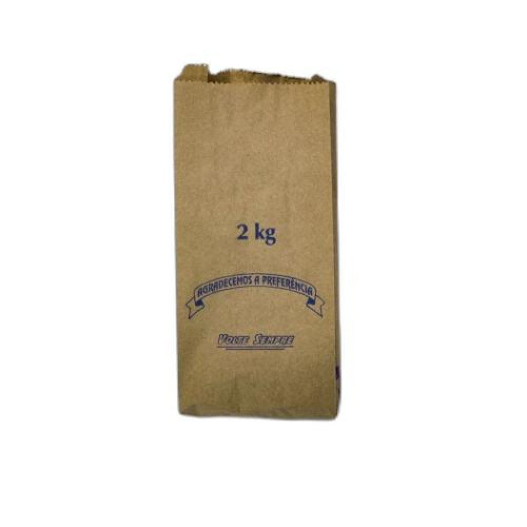 Detalhes do produto Saco Semi Kraft Mix Trad 2Kg 500Un Fasap Pardo