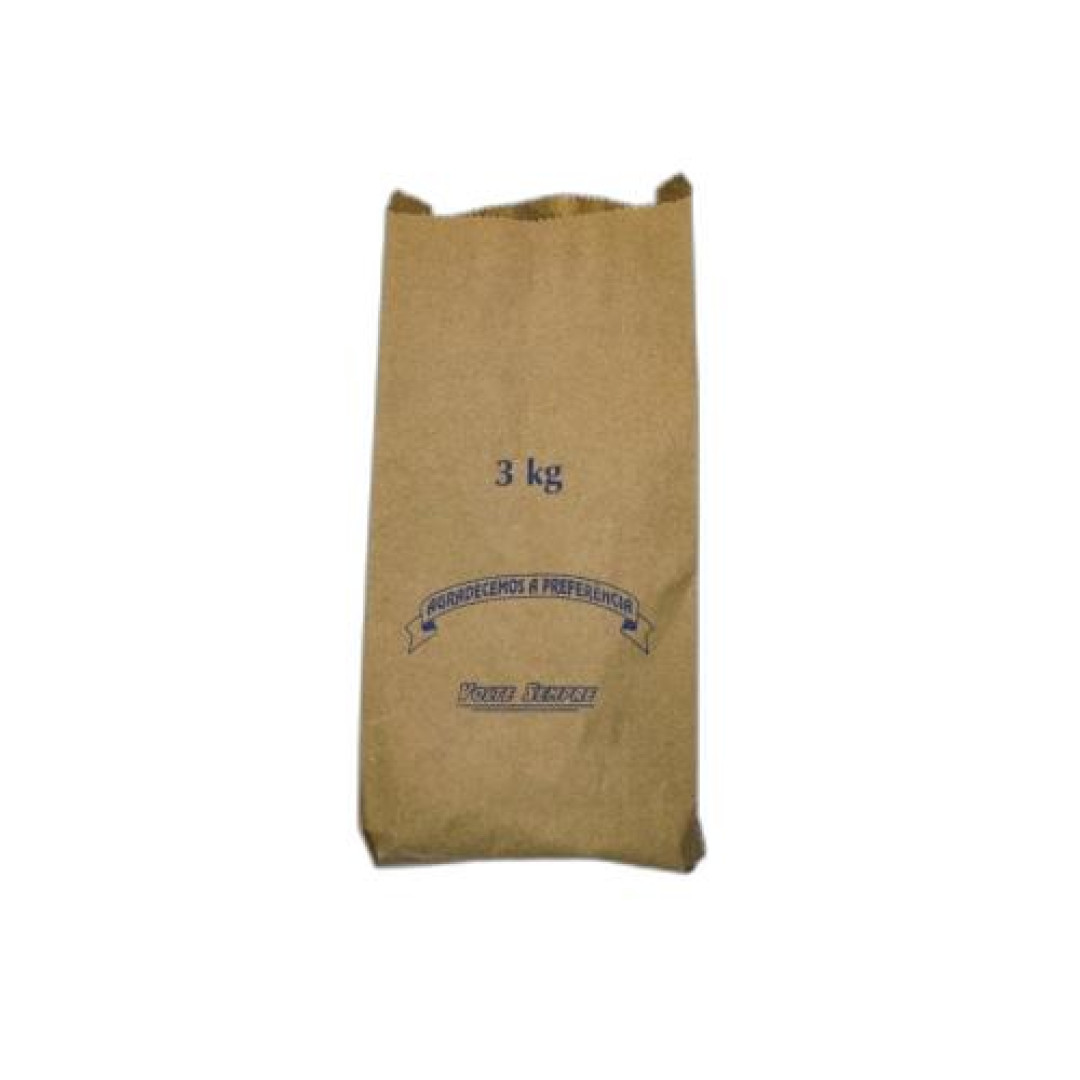 Detalhes do produto Saco Semi Kraft Mix Trad 3Kg 500Un Fasap Pardo