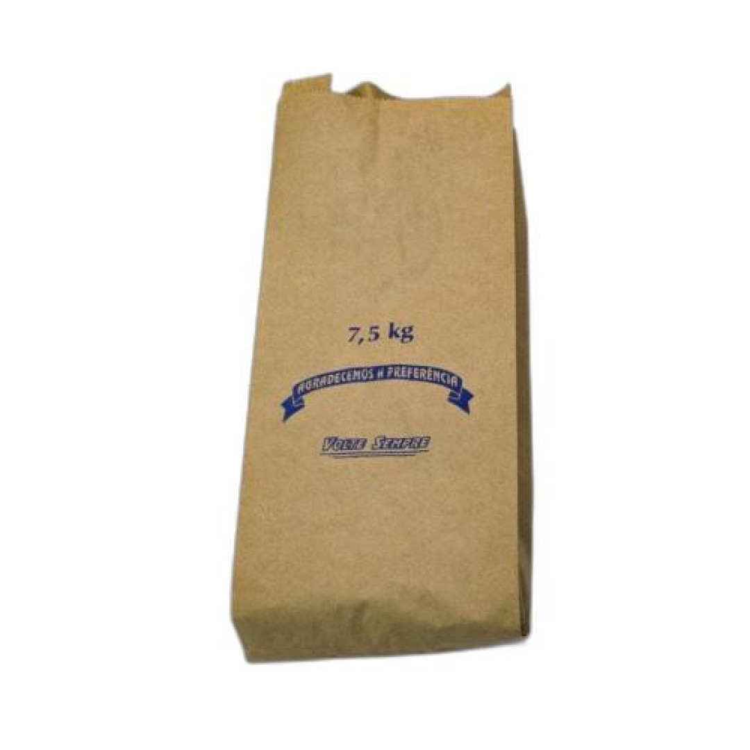 Detalhes do produto Saco Semi Kraft Mix Trad 7,5Kg 500Un Fas Pardo