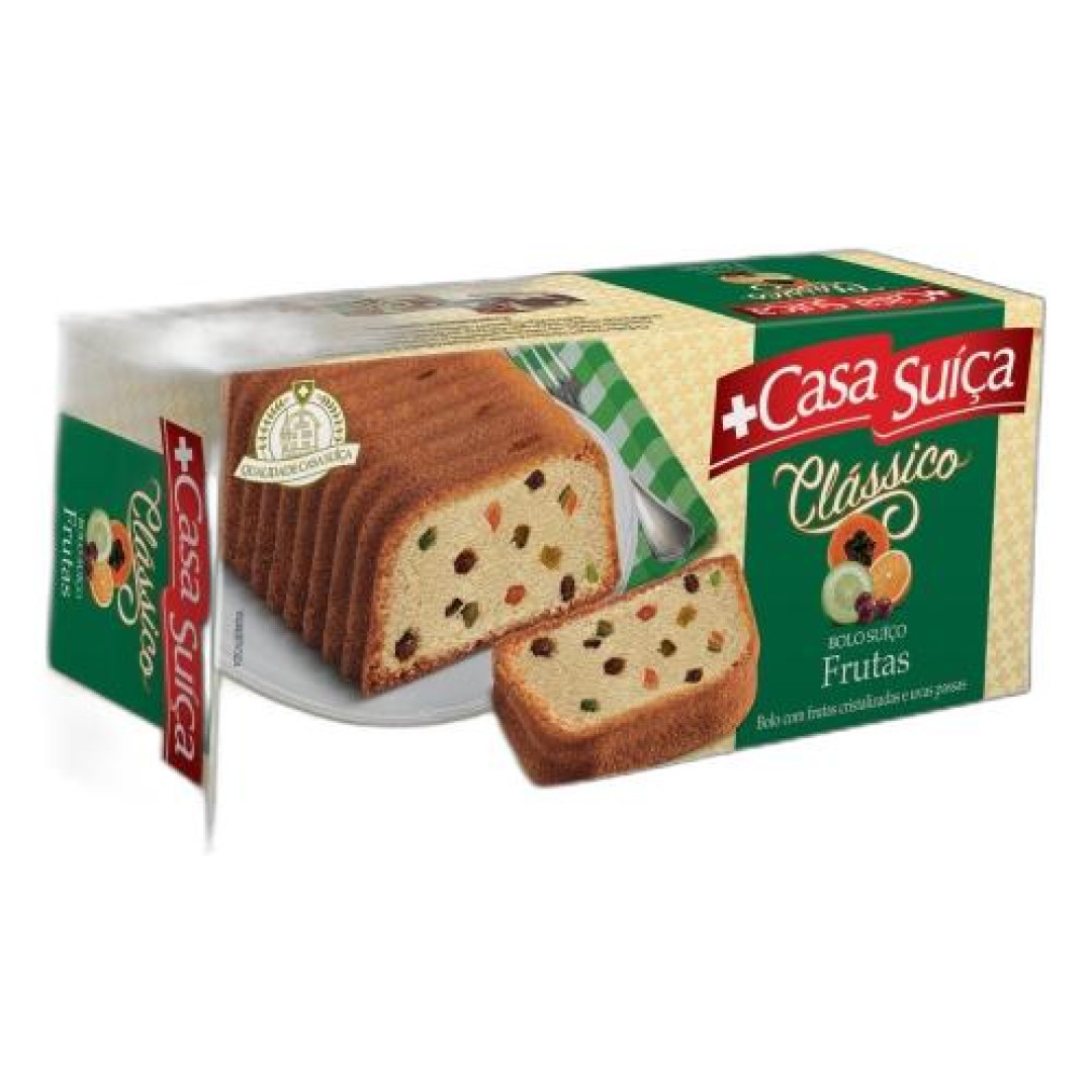 Detalhes do produto Bolo Classico 350Gr Casa Suica Frutas