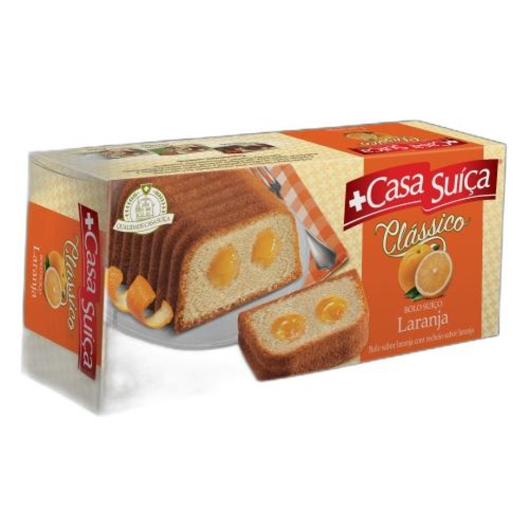 Detalhes do produto Bolo Classico 370Gr Casa Suica Laranja