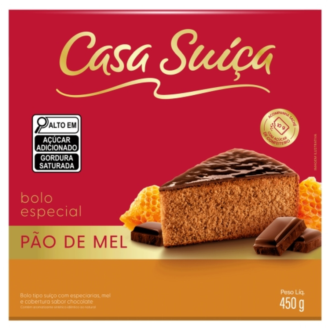 Detalhes do produto Bolo De Natal 450Gr Casa Sui Pao De Mel