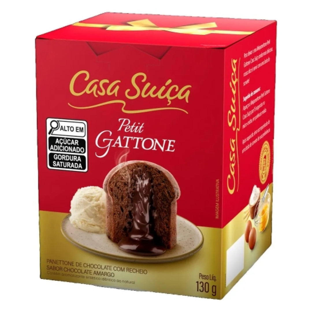 Detalhes do produto Panetone Mini 130Gr Casa Suica Petit Gateau