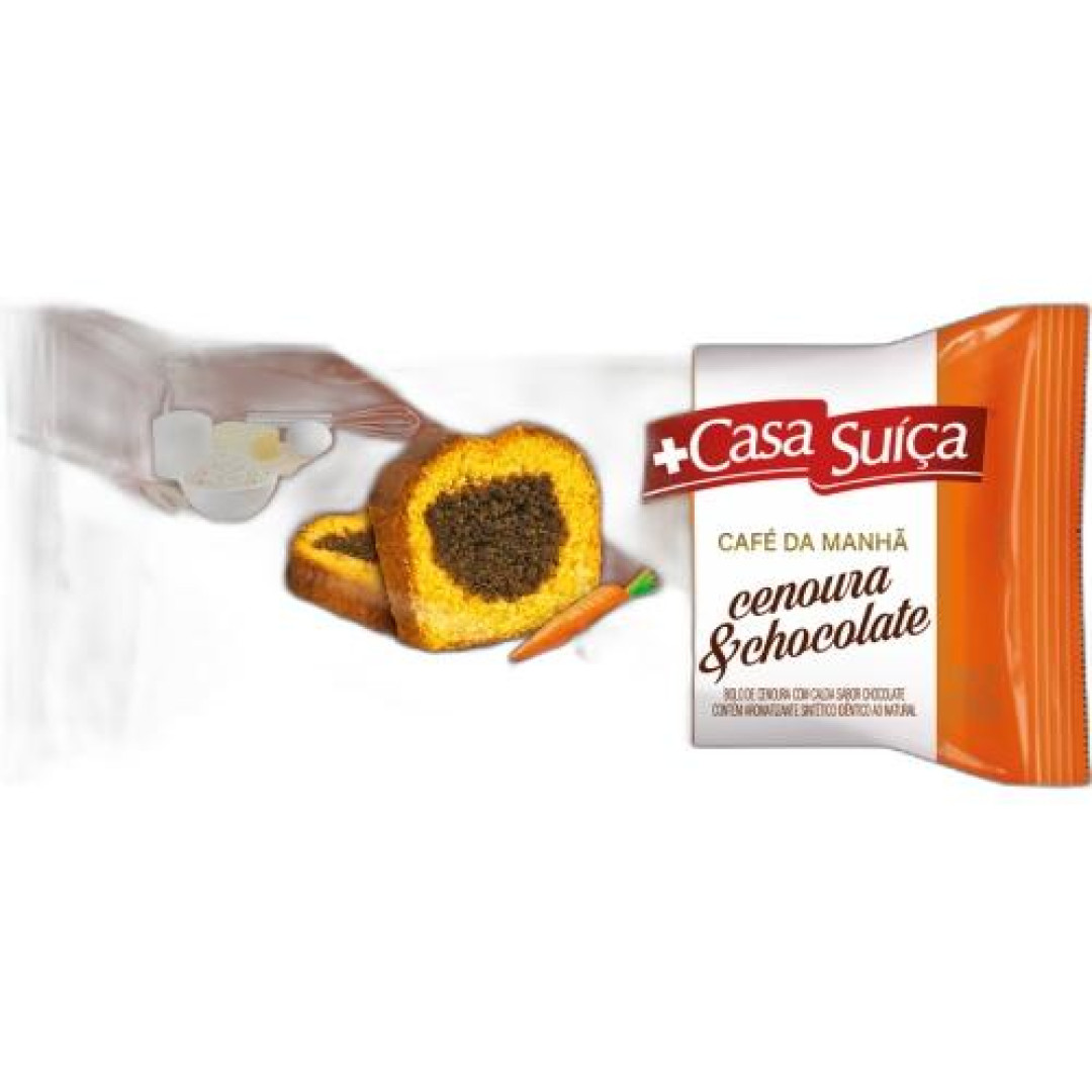 Detalhes do produto Bolo Cafe Da Manha 250Gr Casa Suica Cenoura.choc