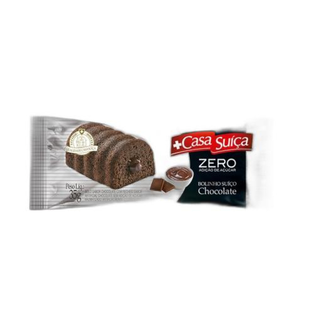 Detalhes do produto Bolinho Zero 35Gr Casa Suica Chocolate