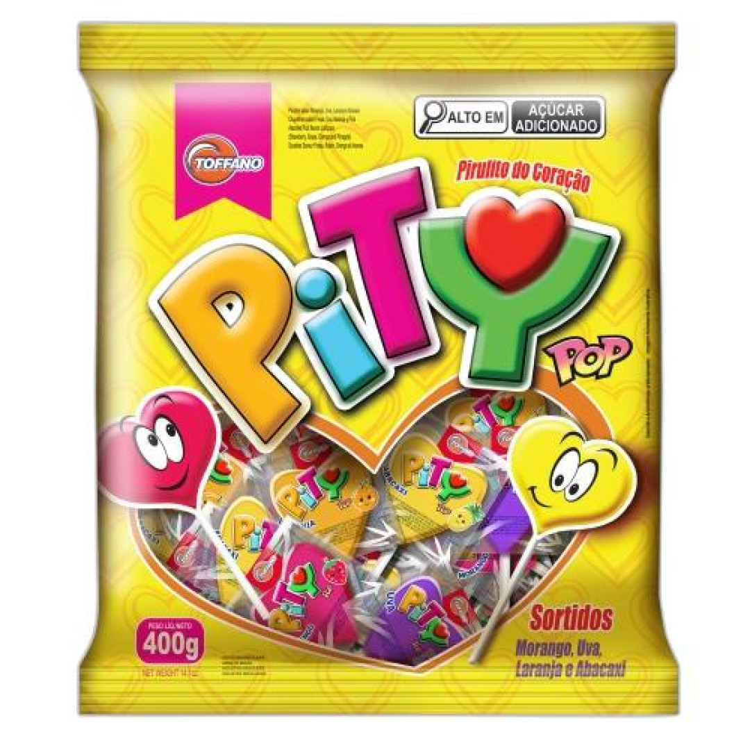 Detalhes do produto Pirl Pity Frutas 400Gr Toffano Sortido