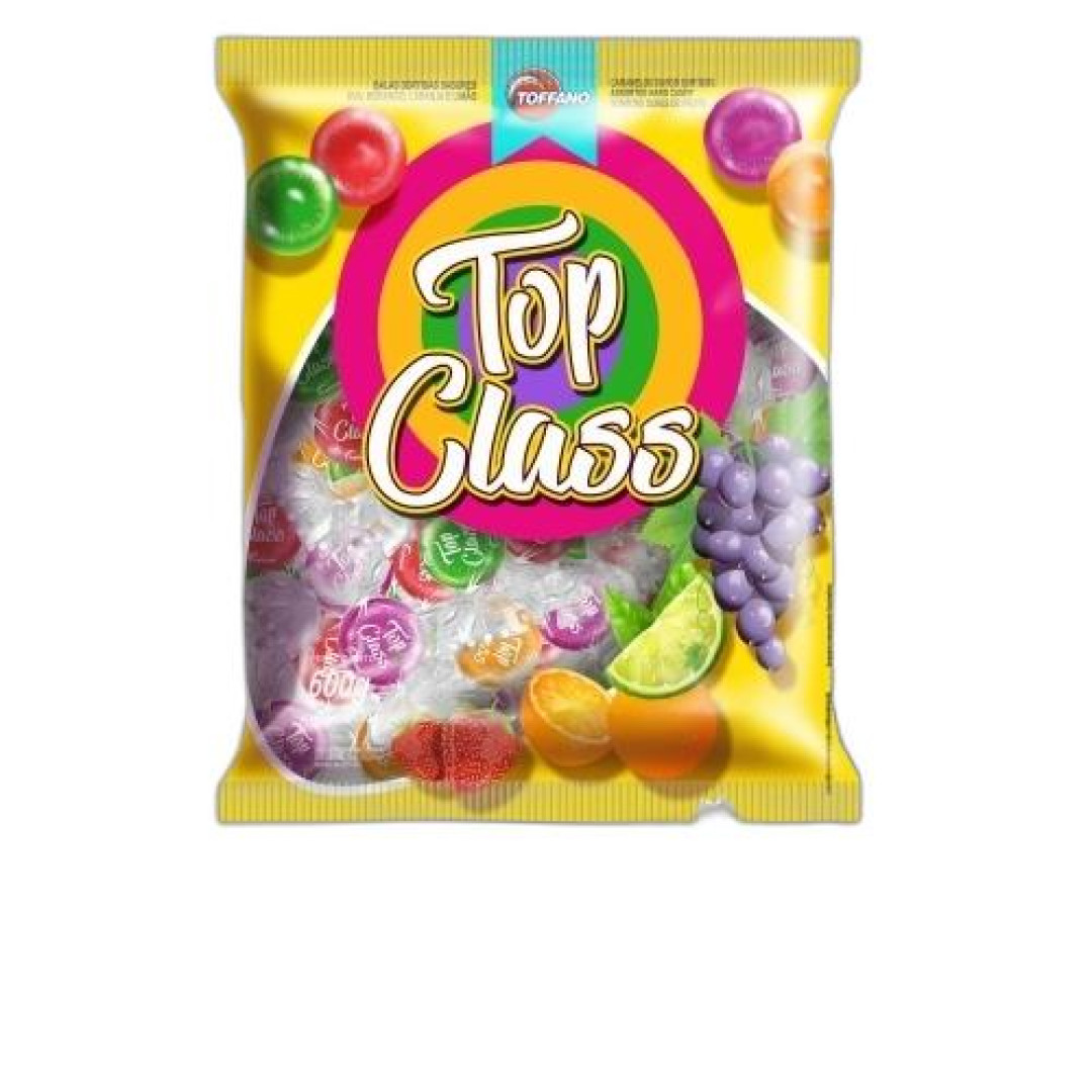 Detalhes do produto Bala Dura Top Class 600Gr Toffano Sortidos