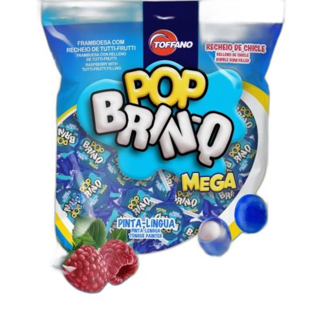 Detalhes do produto Pirl Pop Brinq Mega Pinta Lingua 672Gr  Framboesa