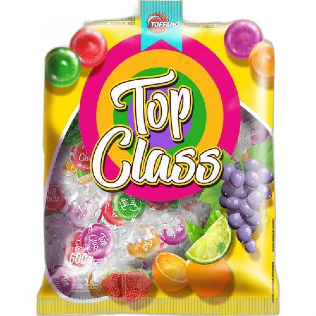 Detalhes do produto Bala Dura Top Class 400Gr Toffano Sortido