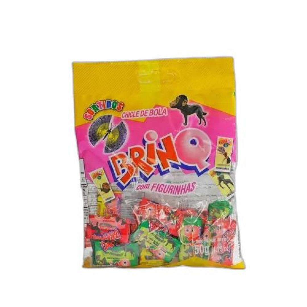 Detalhes do produto Chicle Bola Brinq Bichos 50Gr Toffano Sortido