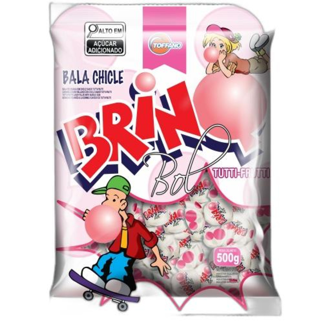 Detalhes do produto Bala Dura Rech Brinq Bol 500Gr Toffano Tutti Frutti