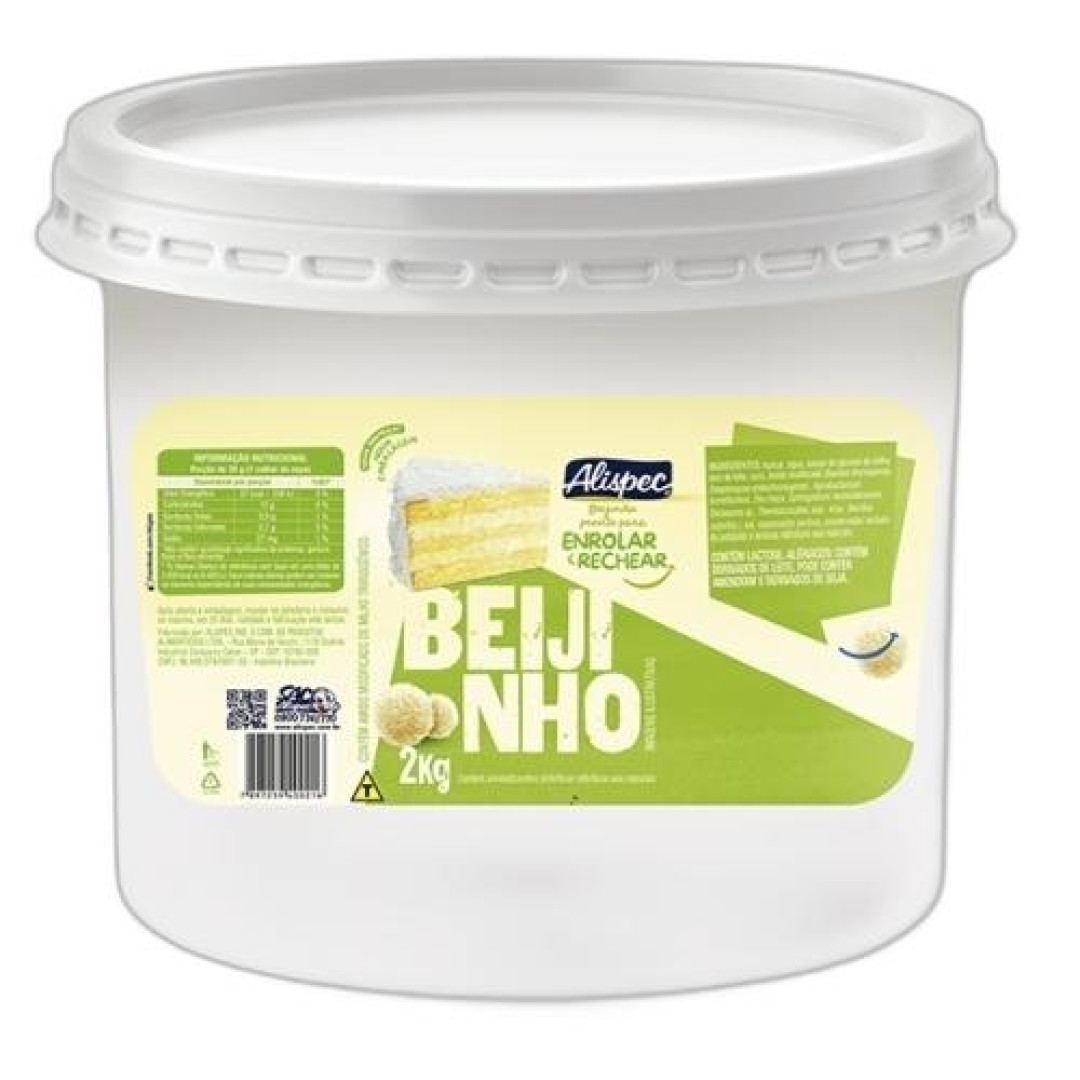 Detalhes do produto Beijinho Pt 2Kg Alispec Coco