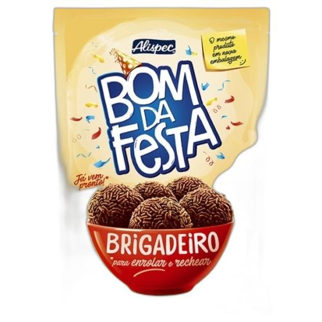 Detalhes do produto Brigadeiro Bom Festa 385Gr Alispec Chocolate