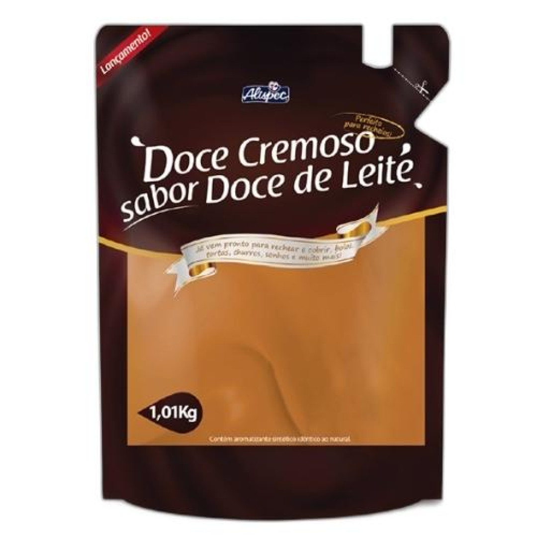 Detalhes do produto Doce Cremoso Sache 1,01Kg Alispec Doce De Leite