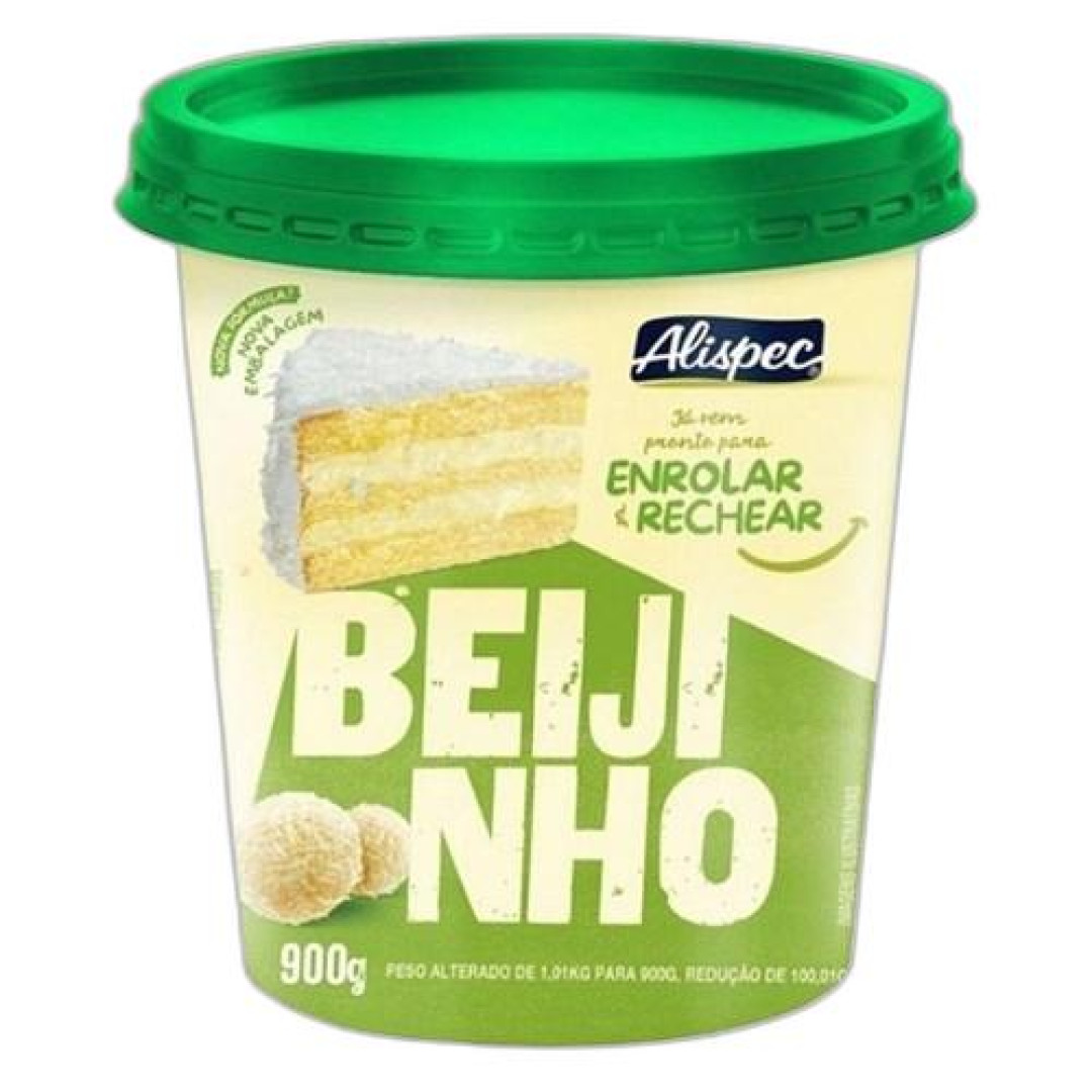 Detalhes do produto Beijinho Pt 900Gr Alispec Coco