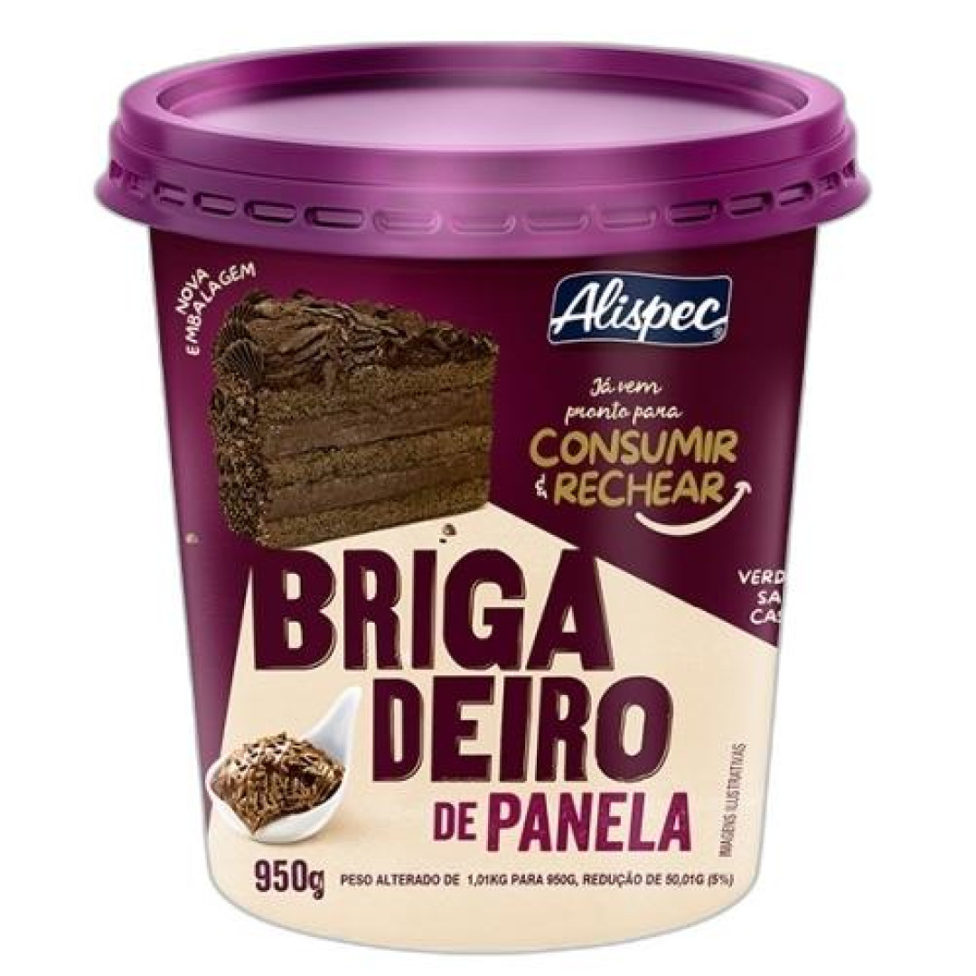 Detalhes do produto Bridageiro D Panela Pt 950G Alisepc Brigadeiro