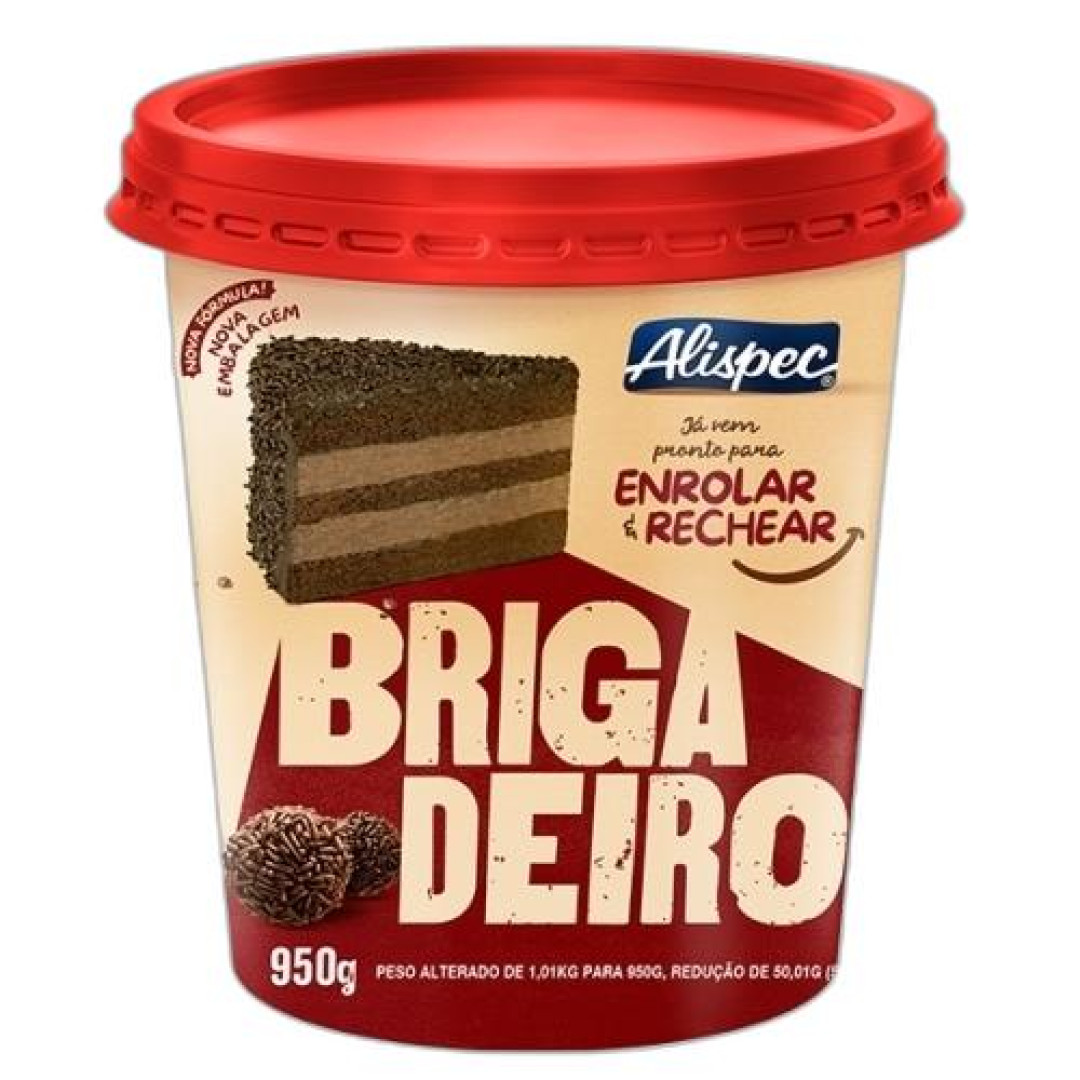 Detalhes do produto Brigadeiro Pt 950Gr Alispec Morango